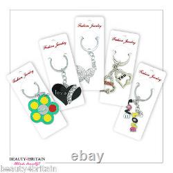 40 x KEYRING SET MANY DIFFERENT DESIGNS INDIVIDUALLY WRAPPED WHOLESALE UK