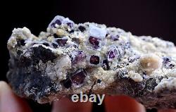 44Pcs Natural wholesale Purple FLUORITE Mineral Specimen/Inner Mongolia China