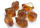 44ct Mandarin Citrine Facet Grade Eye Clean Rough Crystals Lot From Africa