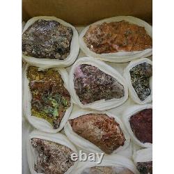 4Lb Wholesale Rare minerals Flat of 22 specimens of high quality Collection, #31