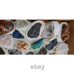 4Lb Wholesale minerals Flat Lot of 40 specimens From Morocco Africa, #50