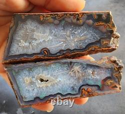 4.15 lbs/1.88 kg 8 Agate Pairs, Agate lb, Wholesale Agate, Bulk Agate, Agate Lot