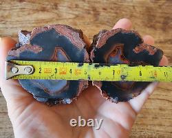 4.15 lbs/1.88 kg 8 Agate Pairs, Agate lb, Wholesale Agate, Bulk Agate, Agate Lot