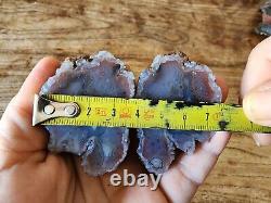 4.15 lbs/1.88 kg 8 Agate Pairs, Agate lb, Wholesale Agate, Bulk Agate, Agate Lot