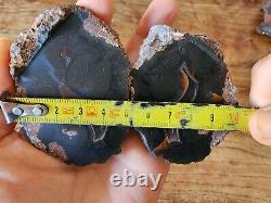 4.15 lbs/1.88 kg 8 Agate Pairs, Agate lb, Wholesale Agate, Bulk Agate, Agate Lot