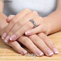 4.42 CT D I2 Size 6.25 Wedding Diamond Eternity Ring 14K Gold 54744744