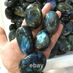 4.4LB natural labradorite quartz Mineral crystal healing random wholesale