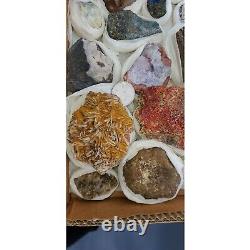 4.5Lb Wholesale minerals Flat Lot of 24 specimens From Morocco Africa #52