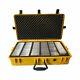 4 Pack Xxl Graded Card Storage Box Yellow Weatherproof Case Travel Slab Holder