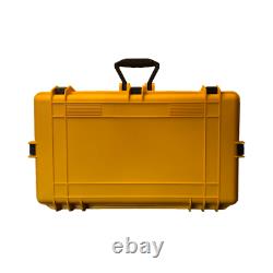 4 Pack XXL Graded Card Storage Box Yellow Weatherproof Case Travel Slab Holder