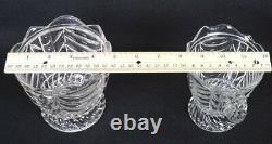 (4) Pieces Vintage BRYCE BROS. EAPG Clear Glass SULTAN CURTAIN Compote, Bowl