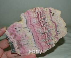 4 pcs LOT Rhodochrosite big Slabs from Argentina Wholesale Bulk 3.96 lbs