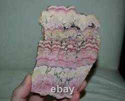 4 pcs LOT Rhodochrosite big Slabs from Argentina Wholesale Bulk 3.96 lbs