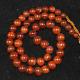 50 Ancient Large Banded Carnelian Round Stone Beads In Very Good Condition