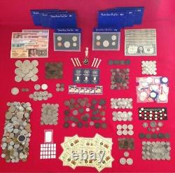 50 Coins From Estate Collection Roman, World, Old Early US 1800s GOLD SILVER