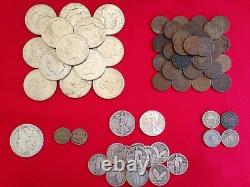 50 Coins From Estate Collection Roman, World, Old Early US 1800s GOLD SILVER