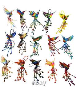 50 Piece Beaded Hummingbird, Hand Made In Mexico, 5, Wholesale