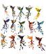 50 Piece Beaded Hummingbird, Hand Made In Mexico, 5, Wholesale