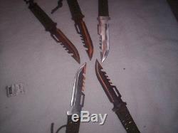 50 Survival Hunting knives Wholesale Lot Combat Camping bug out bags light duty