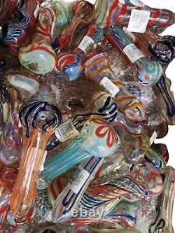 50 heavy duty glass pipes 4/3.5 Pipe Smoking glass pipes bulk deal wholesale