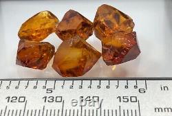 50ct Citrine Facet Grade Eye Clean Faceting Rough Crystals Lot From Africa