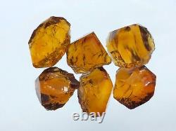 50ct Citrine Facet Grade Eye Clean Faceting Rough Crystals Lot From Africa