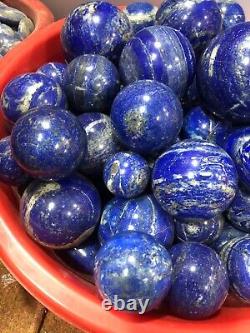 50kg Lapis Lazuli Sphere Wholesale Bulk Lot, Top Quality Polished Stone Crystals