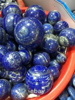 50kg Lapis Lazuli Sphere Wholesale Bulk Lot, Top Quality Polished Stone Crystals