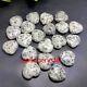50pc Wholesale Natural Tianshan Blue Heart Skull Quartz Crystal Pendant Reiki 5