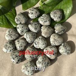 50pc Wholesale Natural Tianshan Blue Heart Skull Quartz Crystal Pendant Reiki 5