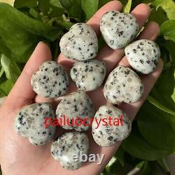 50pc Wholesale Natural Tianshan Blue Heart Skull Quartz Crystal Pendant Reiki 5