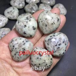50pc Wholesale Natural Tianshan Blue Heart Skull Quartz Crystal Pendant Reiki 5