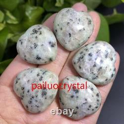 50pc Wholesale Natural Tianshan Blue Heart Skull Quartz Crystal Pendant Reiki 5