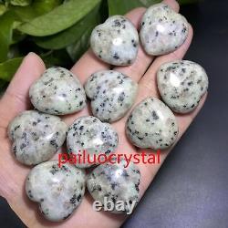 50pc Wholesale Natural Tianshan Blue Heart Skull Quartz Crystal Pendant Reiki 5