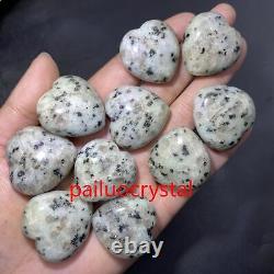 50pc Wholesale Natural Tianshan Blue Heart Skull Quartz Crystal Pendant Reiki 5
