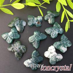 50pc wholesale Mix Natural Quartz Crystal butterfly Carved mini crystal skull