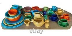 51 Piece Collection of Original Homer Laughlin Vintage Fiestaware