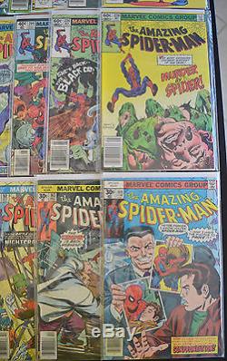 (53) Amazing Spider-man Bronze Newsstand Lot #132 138 144 146-148 215-223 + More