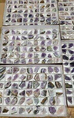 54 Piece Wholesale Lot Of Grade A Amethyst Crystals