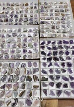 54 Piece Wholesale Lot Of Grade A Amethyst Crystals