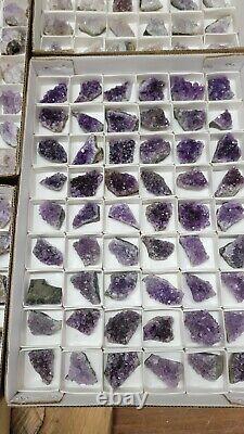 54 Piece Wholesale Lot Of Grade A Amethyst Crystals