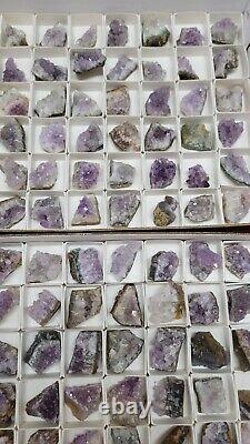 54 Piece Wholesale Lot Of Grade A Amethyst Crystals