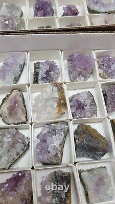 54 Piece Wholesale Lot Of Grade A Amethyst Crystals