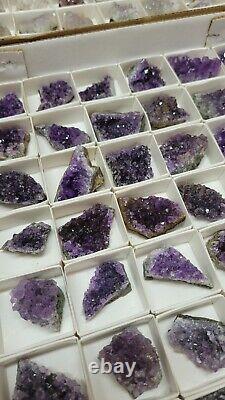 54 Piece Wholesale Lot Of Grade A Amethyst Crystals