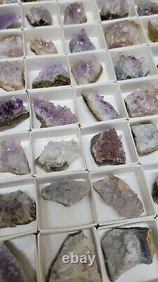 54 Piece Wholesale Lot Of Grade A Amethyst Crystals