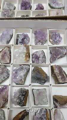 54 Piece Wholesale Lot Of Grade A Amethyst Crystals