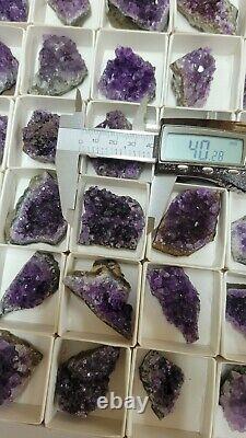 54 Piece Wholesale Lot Of Grade A Amethyst Crystals