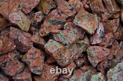 55 lbs Epidote Rough Stones Wholesale Lot Crystal Mineral Rock Specimen