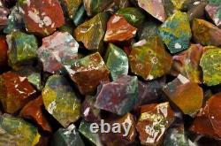 55 lbs Fancy Jasper Rough Stones Wholesale Lot Crystal Mineral Rock Specimen
