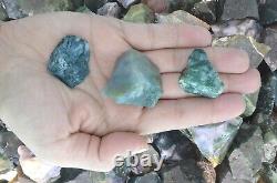 55 lbs Green Moss Agate Rough Stones Wholesale Lot Crystal Mineral Rock